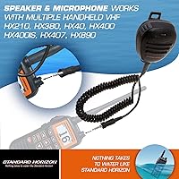 Vista 5 de Altavoz/micrófono estándar STD-CMP460 para la mayoría de las radios VHF de mano estándar