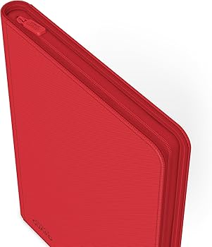 Amazon.com: Ultimate Guard Zipfolio 320 – 16 Pocket Xenoskin Red