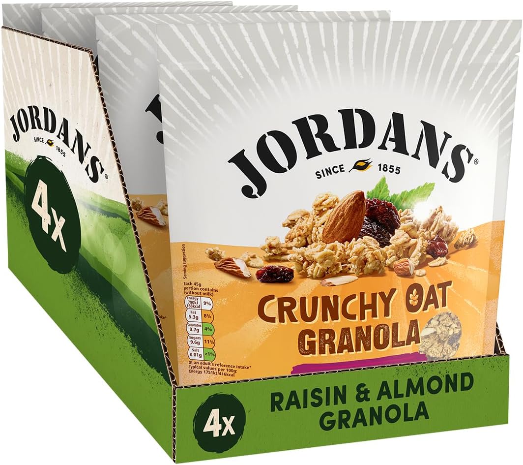 Jordans Granola Raisin and Almond Breakfast Cereal High Fibre 4