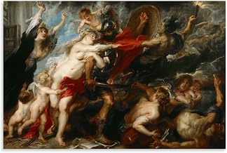 Peter Paul Rubens Consequences of War Prints Wall Art Paintings Poster Canvas Art And Wall Art Picture Print Modern Family Bedroom Decors 12x18inch(30x45cm)