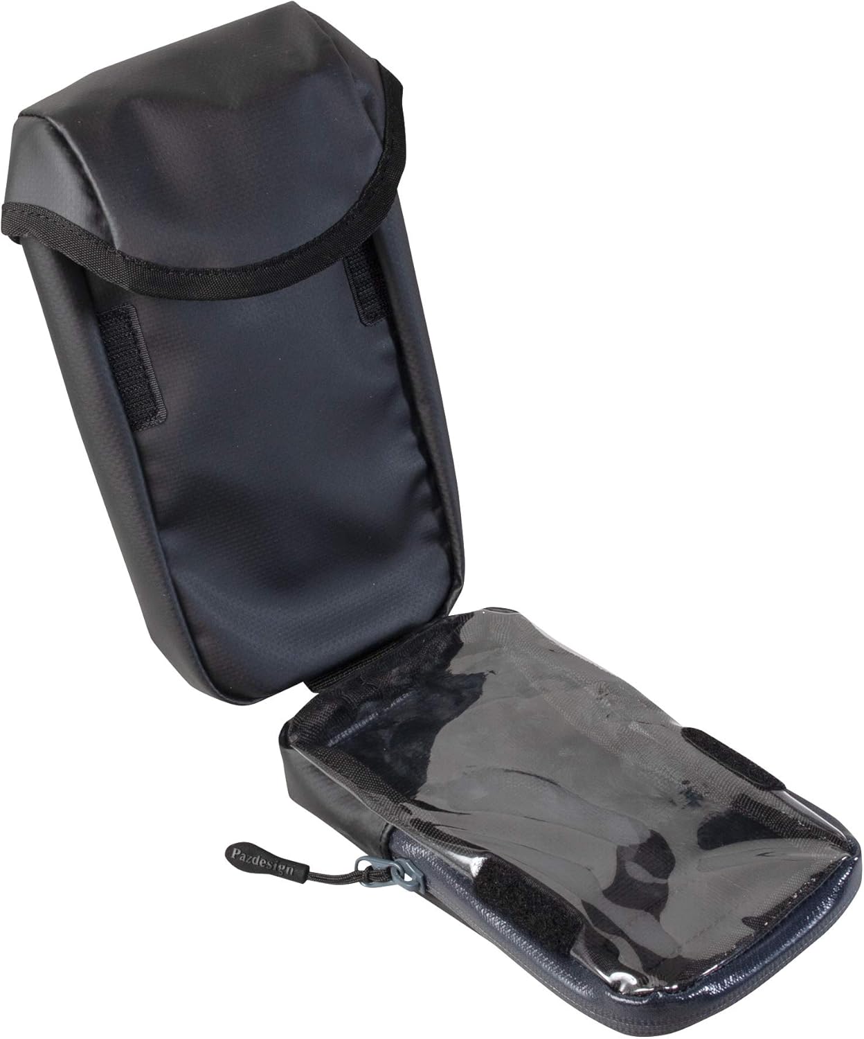 Tarpaulin Mobile Pouch II/Tarpaulin Mobile Pouch II Black Yellow (W x H x D): 3.9 x 7.3 x 2.2 inches (100 x 185 x 55 mm)