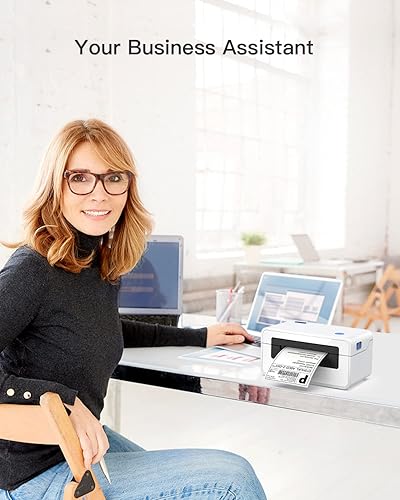 Miniatura 5 de POLONO Thermal Label Printer Shipping Label Printer for Shipping Packages, 4x6 Label Printer, Thermal Label Maker, Compatible with Multiple