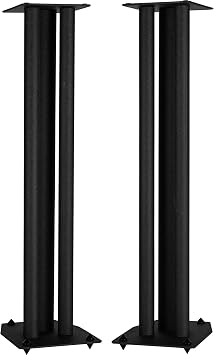 Dayton Audio SSMB32 32" Speaker Stand Pair Square Steel Base
