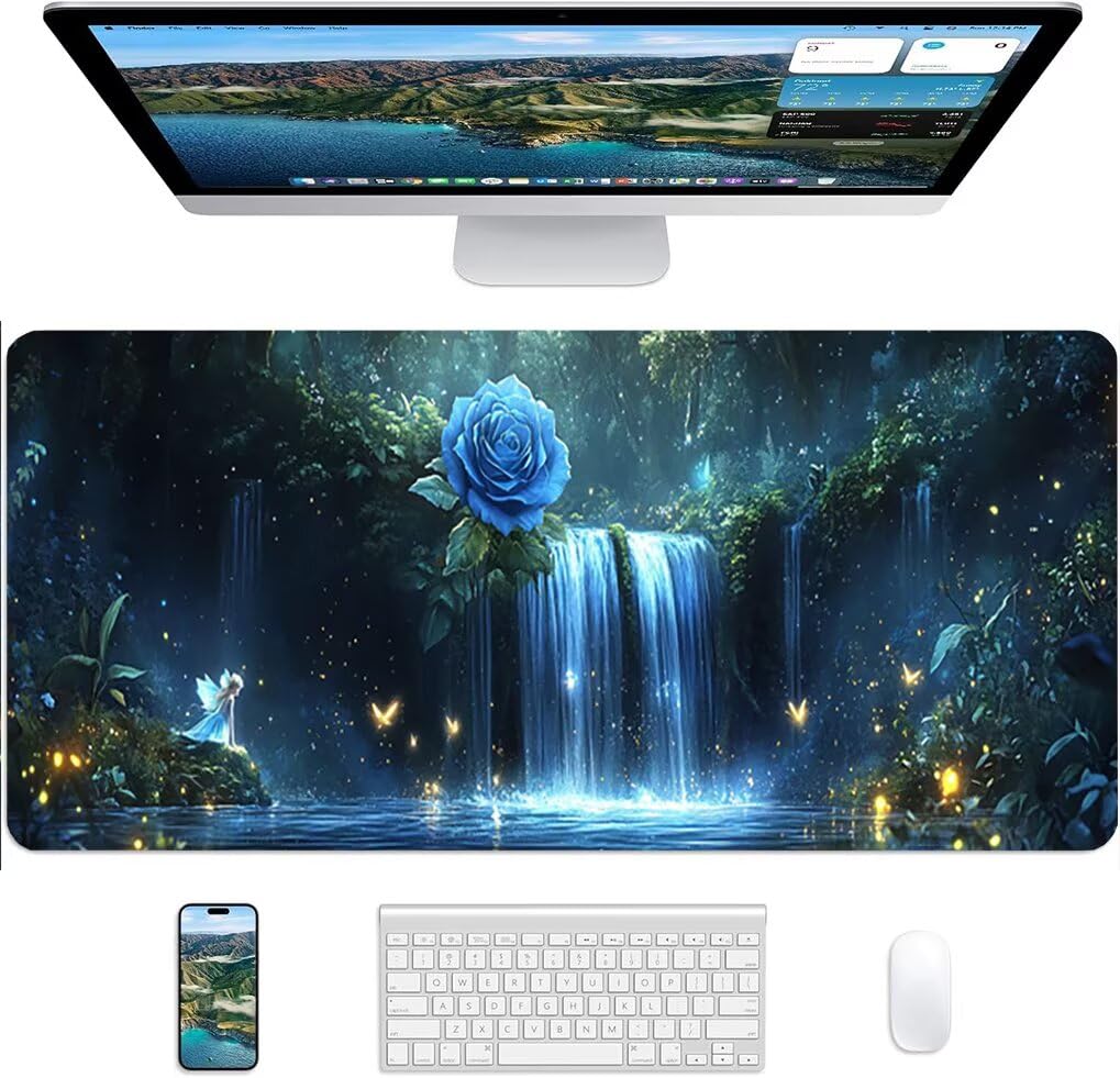Genérico Lpfieonn Océano Gaming Alfombrilla Ratón 120x60cm PF-2577