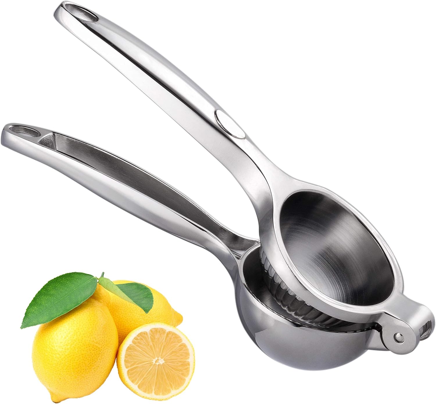 Presse-citron Manuel En Inox - Extracteur De Jus D'agrumes Résistant Et Facile à Nettoyer (23 Cm)
