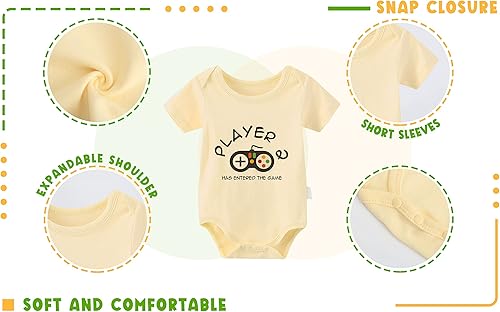 Miniatura 3 de Trillizos para bebé, 1 jugador, 2 jugadores, 3 recién nacidos, ropa unisex para bebé, mameluco para niña