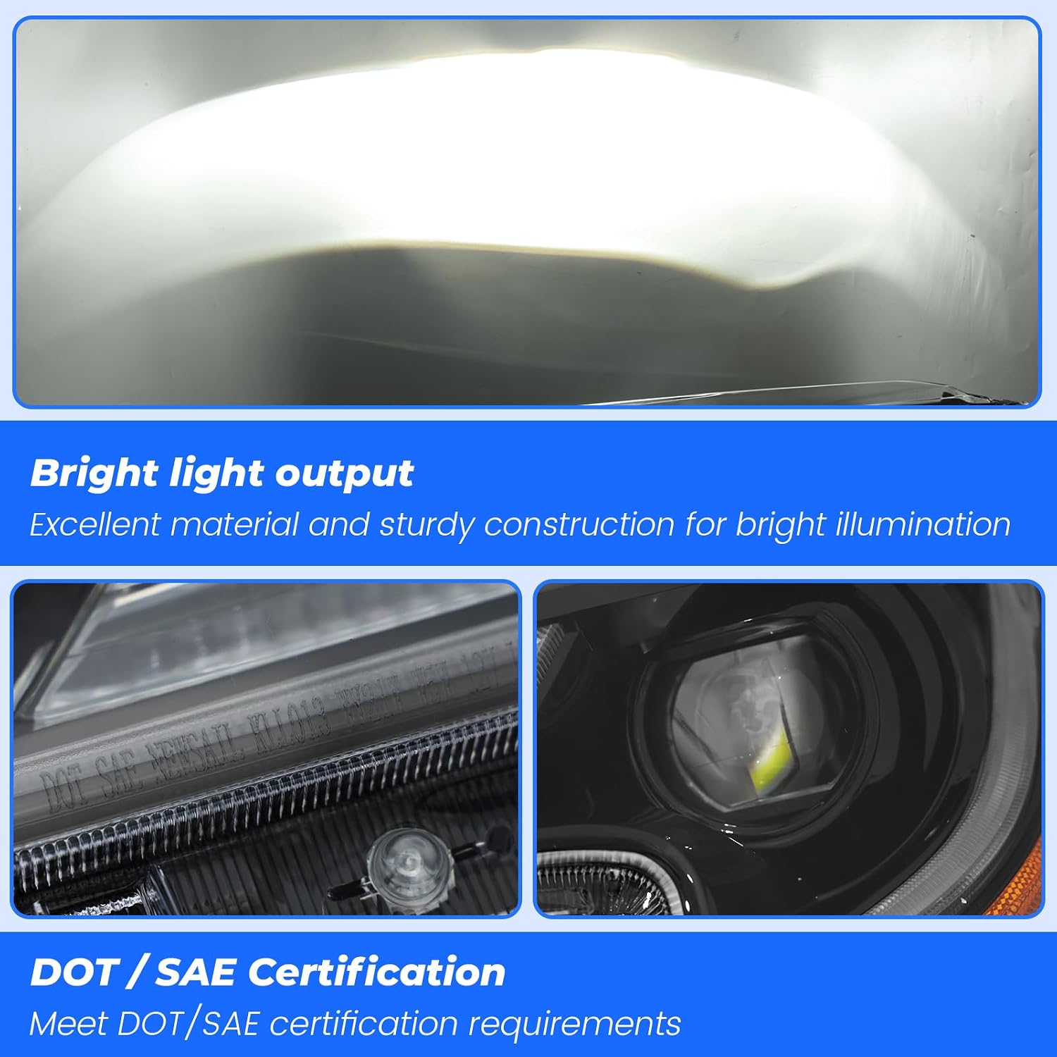 JFN Headlight Compatible with 2023-2024 Corolla LE 81150-02Q70 (Passenger Side (Right))