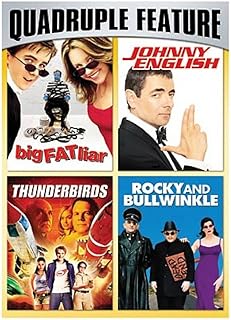 Family Fun Pack Quadruple Feature (Big Fat Liar / Johnny English / Thunderbirds / Rocky and Bullwinkle)