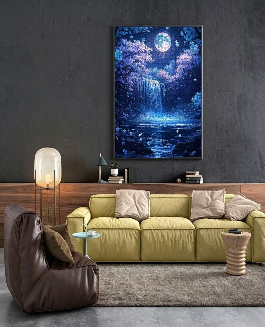 Puzzle 6000 Pezzi Cascata Stellare 3D Puzzle per Adulti Impegnativo, Educa Puzzles Artistico, Divertente E Stimolante Puzzles Decorativo per La Famiglia, Regalo e Decorazione Pareti BXHZW6-954