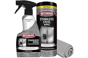 Weiman Stainless Steel Cleaner Kit: The Crystal-Clear Choice