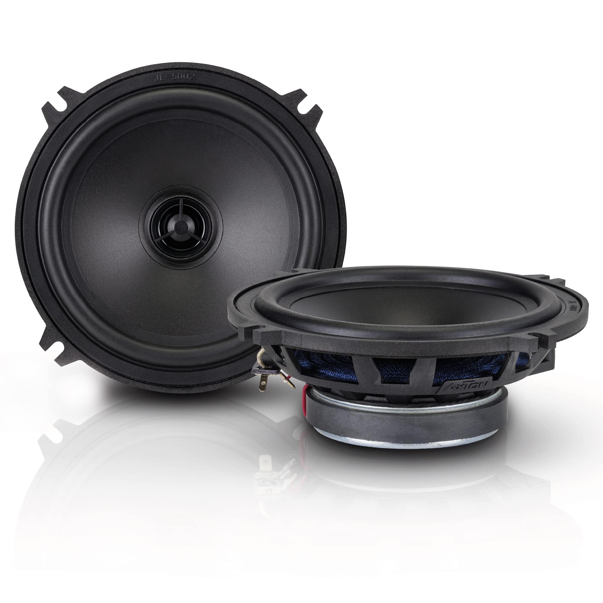 AXTON ATX130S – klangstarkes 13 cm / 5“ Koaxial System, 2-Wege Auto-Lautsprecher mit nur 43 mm Einbautiefe, Soundsystem mit 70 Watt RMS