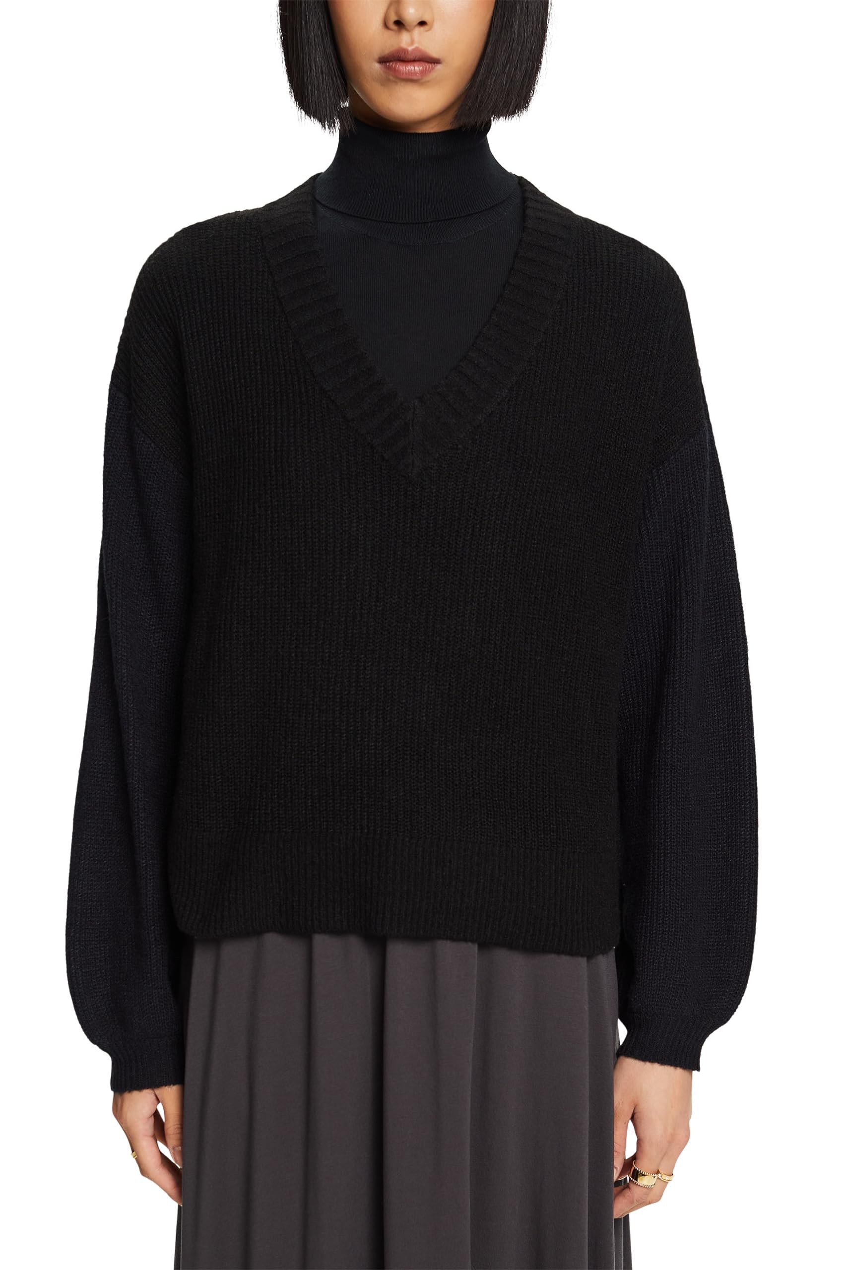 Esprit Women's 002/Black 2 Jumper, Xs