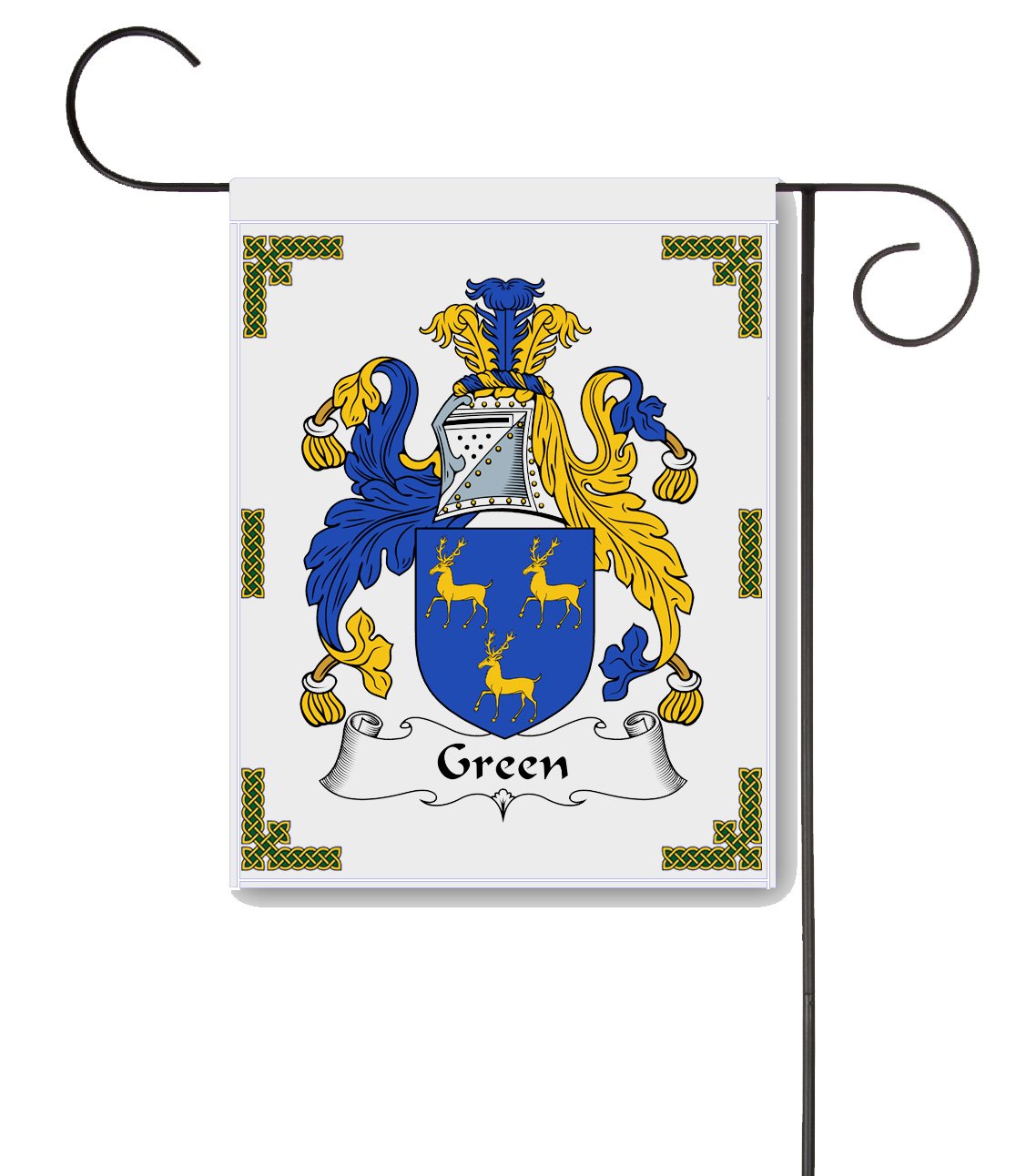 Amazon.com : Green Coat of Arms/Green Family Crest 11 X 15 Garden 