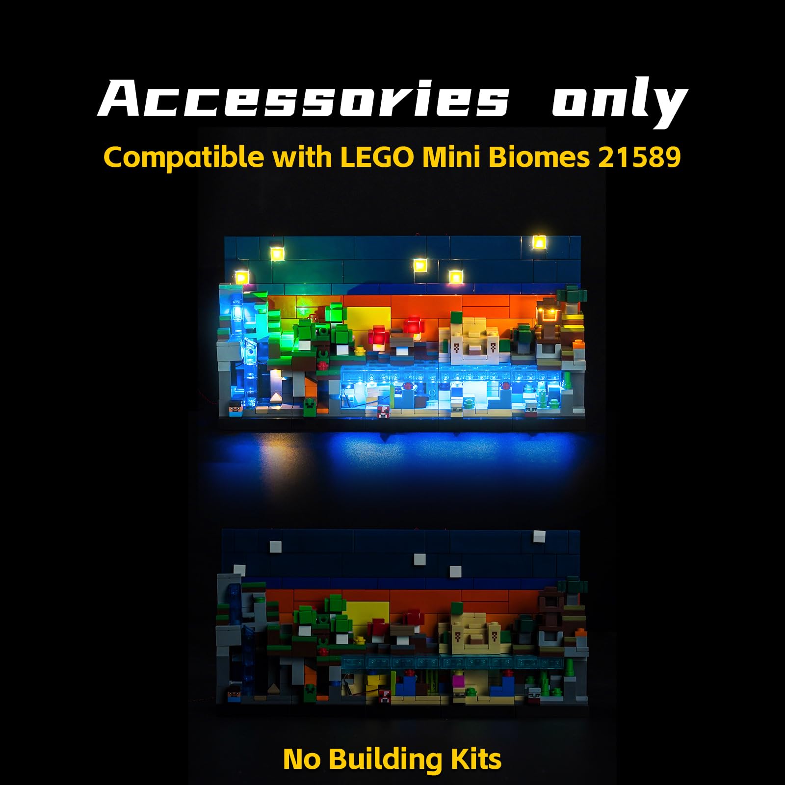 Light Kit Compatible with Lego Mini Biomes 21589 (No Model) - Image 3