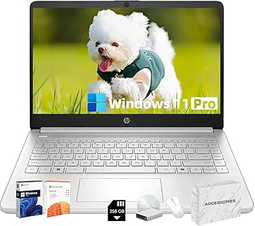 2025 New Student Business Laptop, Intel N150 Proccessor(Beats N4120), 14in LED Screen, 16GB RAM, 128GB UFS+128GB SD Card Storage, Wi-Fi 6, Copilot AI, Windows 11 Pro, Silver