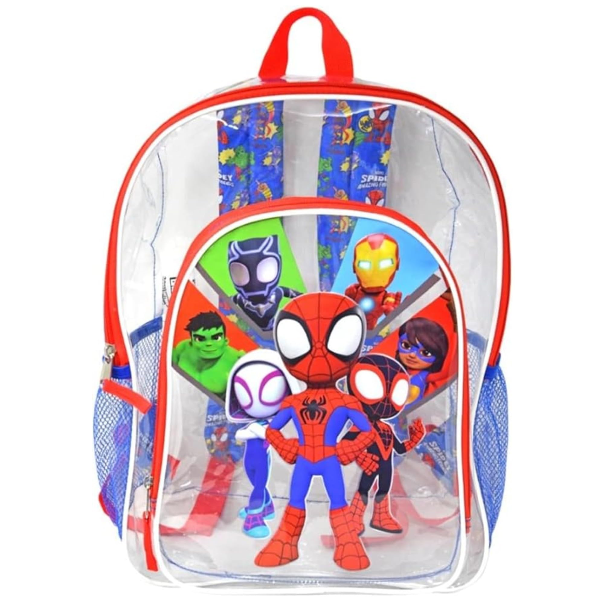 Spidey & Friends Transparent 16" Backpack, boys, kids