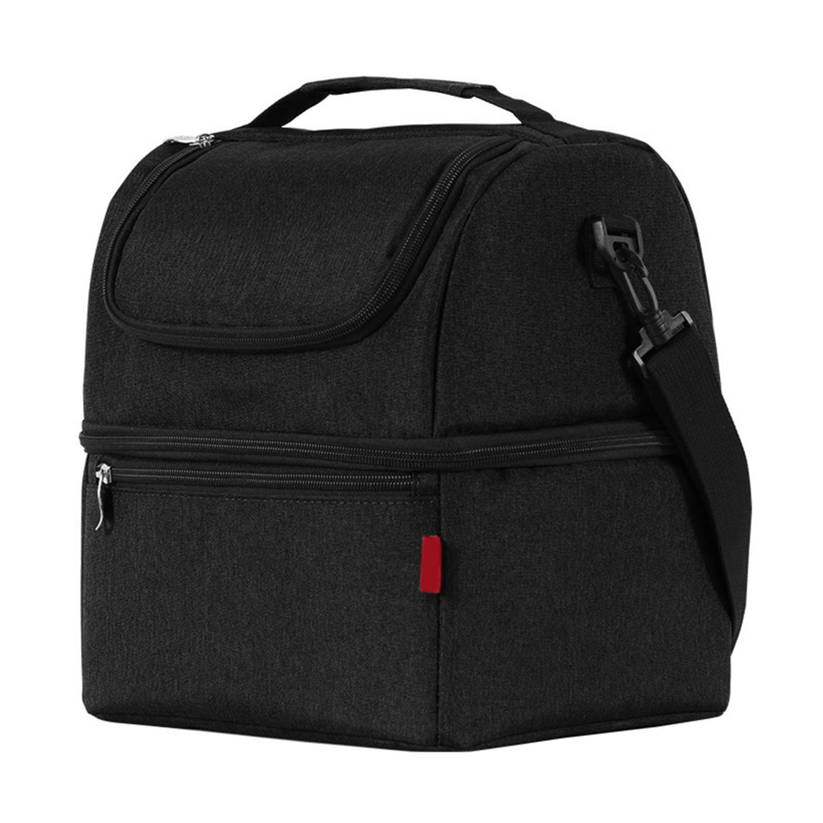 Wakects Borsa Termica Isolata a Doppio Strato, Impermeabile, con Tracolla, per Pranzo Campeggio BBQ Picnic, Uomo Donna