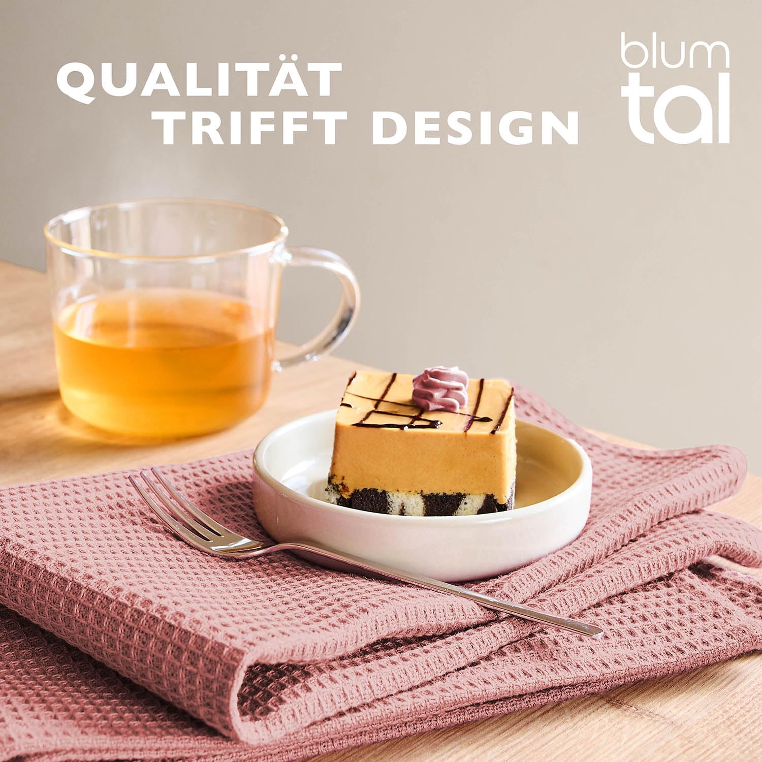 Blumtal® Ścierki kuchenne 30x30 cm zestaw 10 szt. - 100% bawełna - Pranie w 60°C - Ścierki wielokrotnego użytku, kuchenne - Zielone ścierki