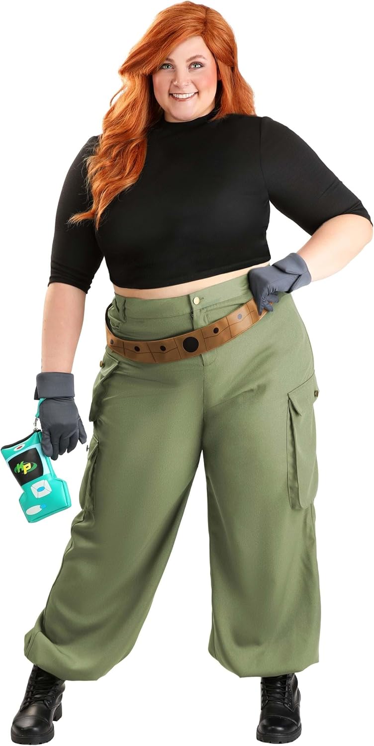 Disney Kim Possible Plus Size Costume for Brave Missions & Cosplay Adventures | Ideal for Halloween and Cosplay