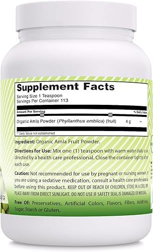 Miniatura 3 de Amazing India orgánico Amla polvo 16oz