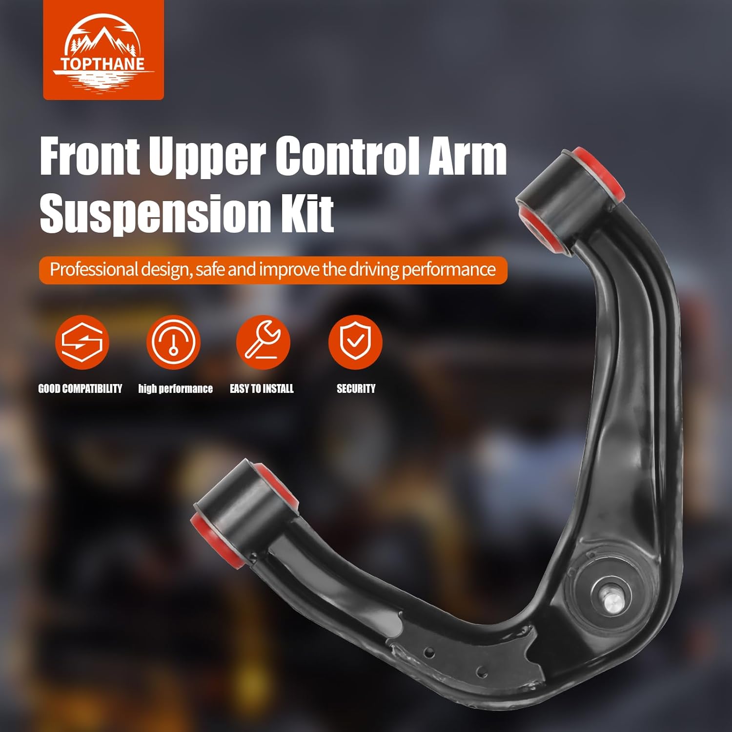 12pc Front End Suspension Kit for Nissan Xterra Frontier Pathfinder, 2 Upper Control Arms, 2 Lower Ball Joints, PU Bushing, Cold Forging Process, Original Specification