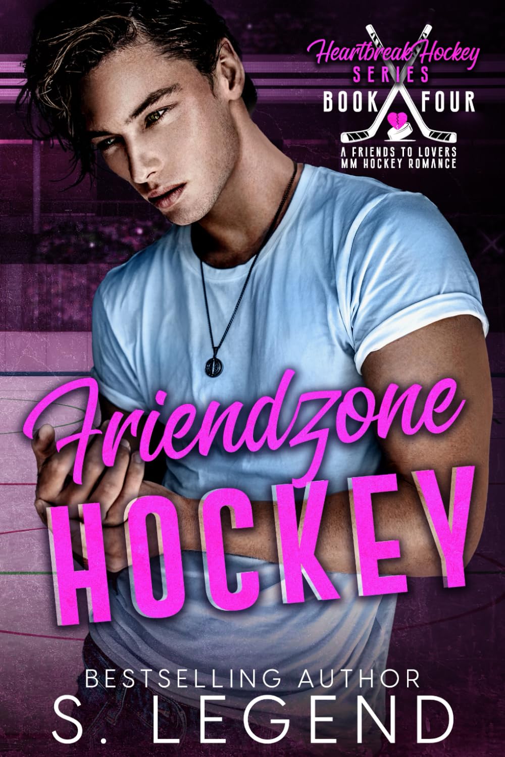 Friendzone Hockey: A Friends to Lovers MM Romance (Heartbreak Hockey Series)