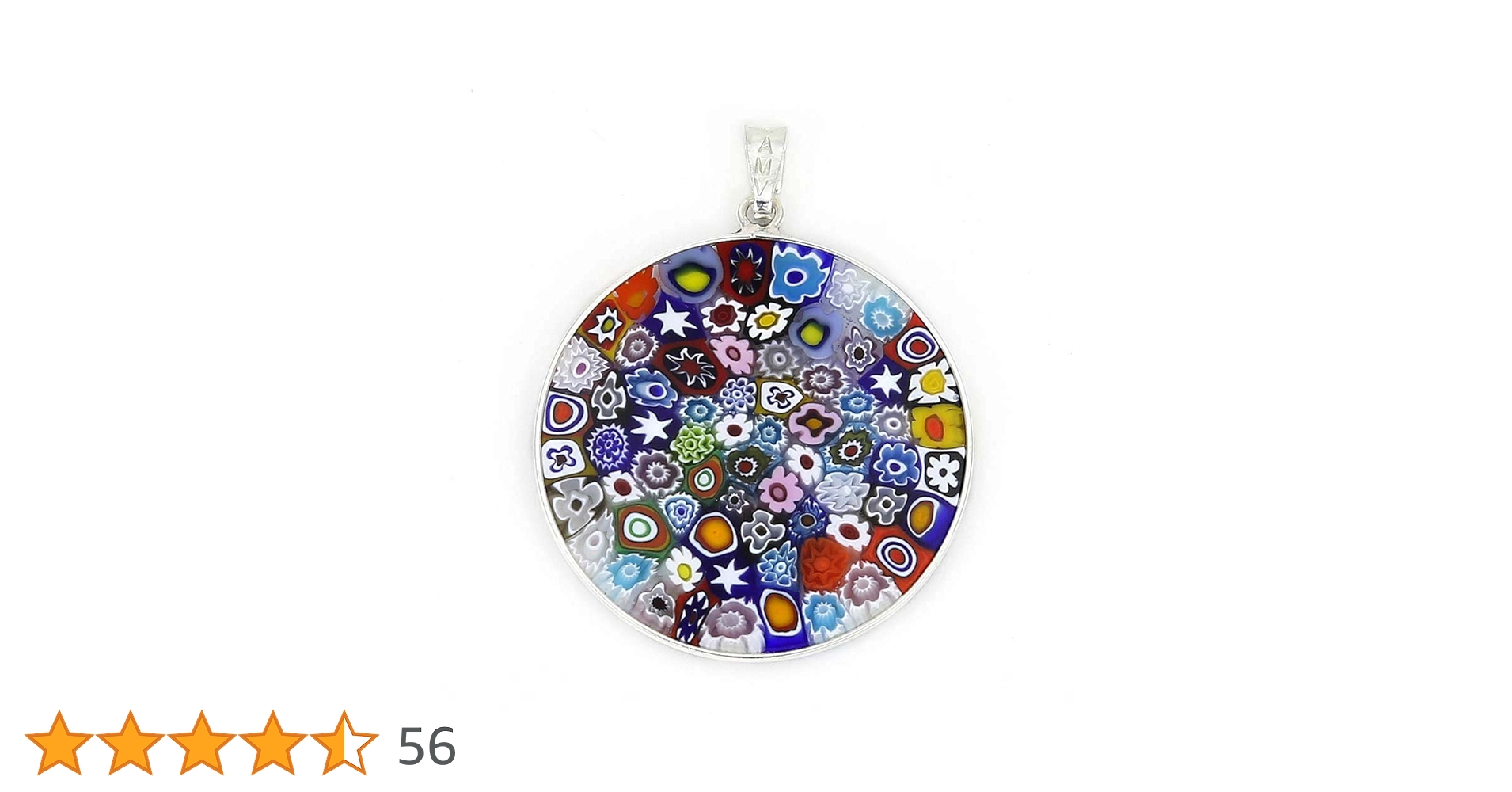 Amazon | [GlassOfVenice] ムラノガラス ミルフィオリペンダント