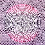 ⚫ IDEALES GESCHENK - Sie suchen nach dem perfekten Geschenk für einen geliebten Menschen, der gerade umgezogen ist? Diese Decke ist die perfekte Überraschung für Mandala-Fans und Deko-Liebhaber.