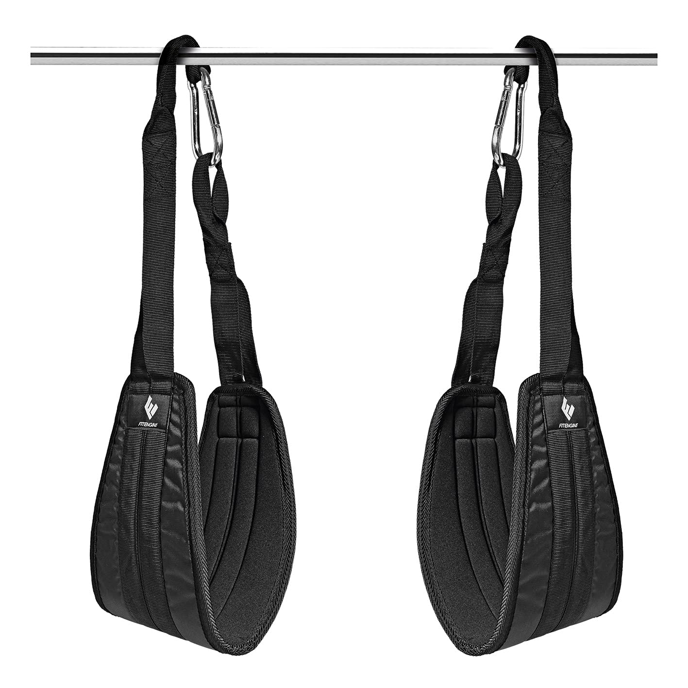 Trabillas para abdominales con mosquetón correas para el brazo entrenamiento de vientre 150kg 8