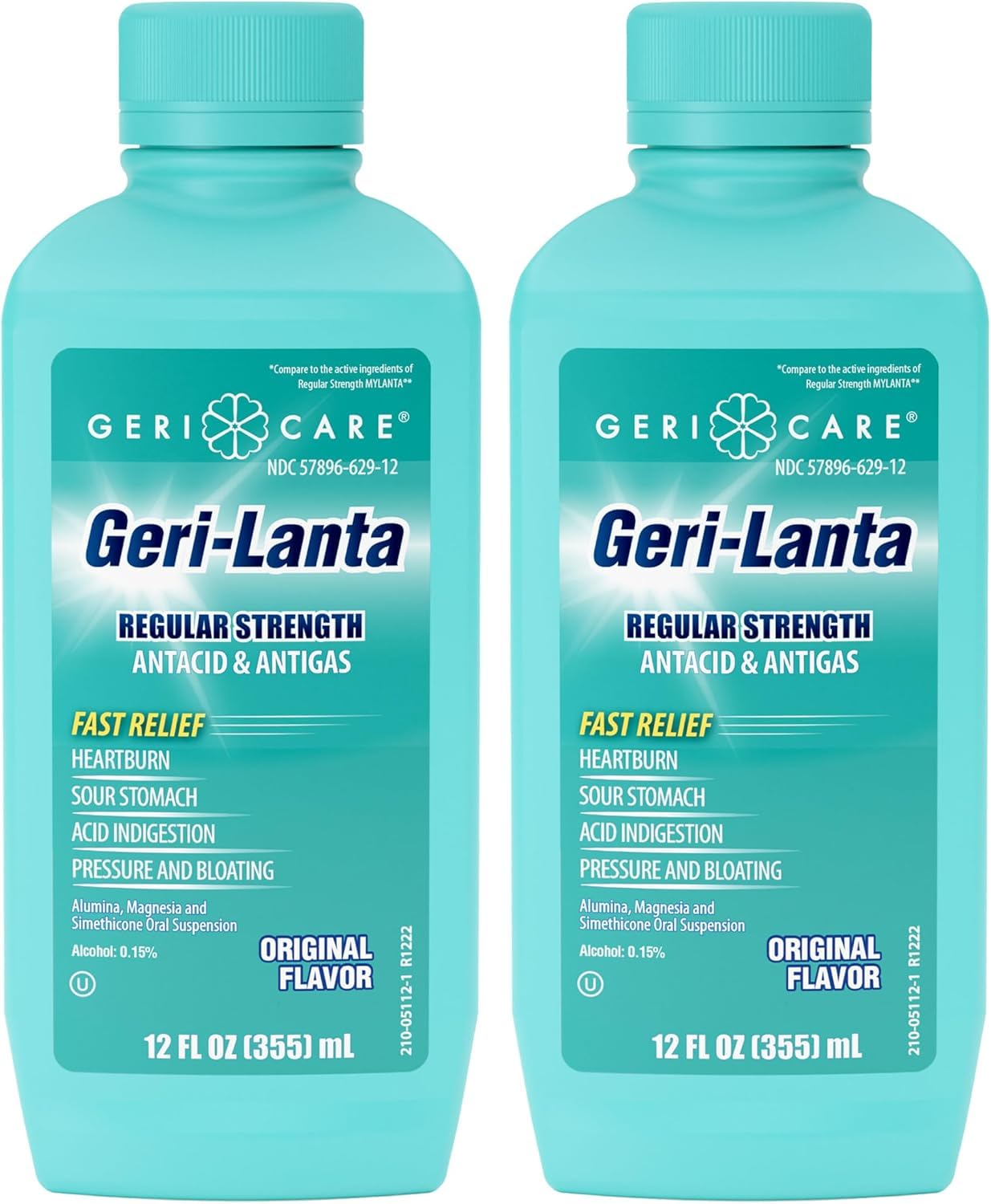 GeriCare Maximum Strength Geri-Lanta Antacid & Antigas for Heartburn, Acid Indigestion, Pressure and Bloating, Liquid, 12 Fl Oz (Pack of 1) — Amazon image 8
