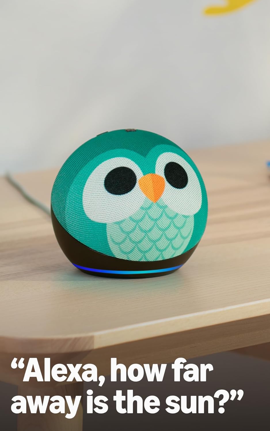 Amazon Echo Dot Kids (newest model) - Owl including Amazon Kids+ with Echo Glow, Designed for Alexa+