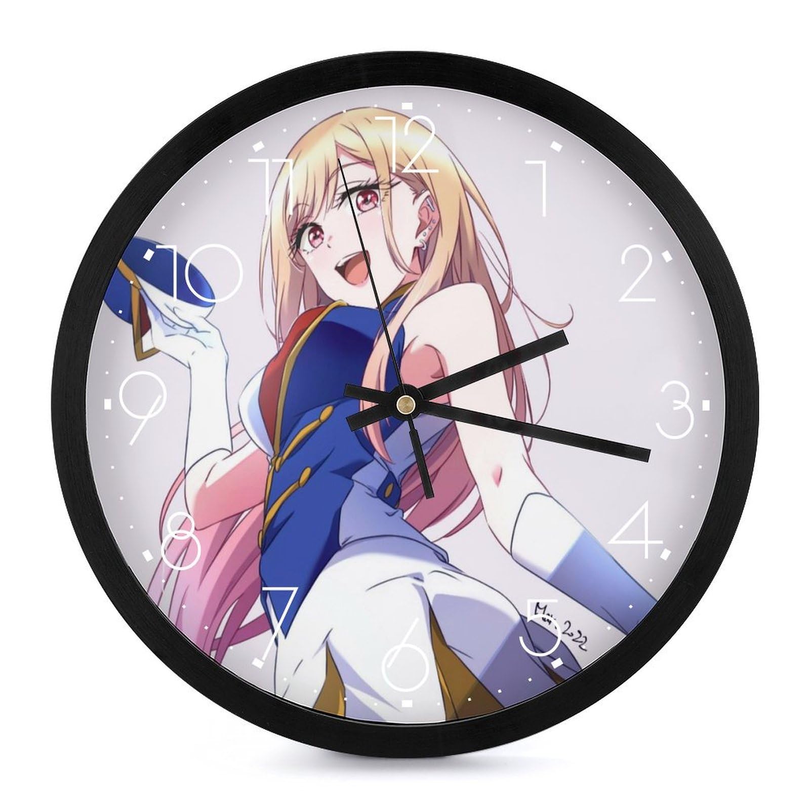 アニメ時計  掛け軸 Amazon.co.jp: 掛け時計 喜多川海夢 着せ恋 アニメ 壁掛け時計 かけ