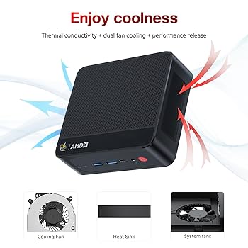 Amazon.com: Beelink SER5 Pro Mini PC, AMD Ryzen 7 5800H (8T