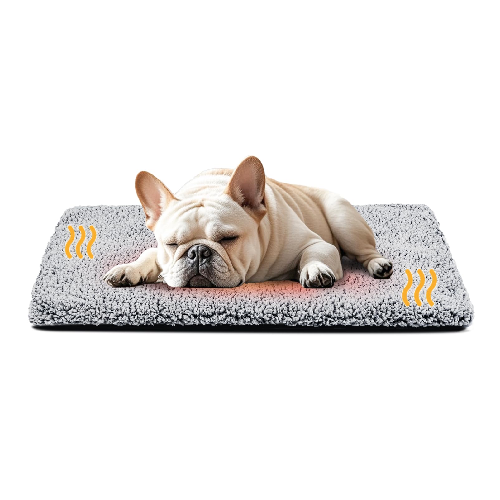 Dog Bed Mat Self Heating Pad for Medium Small Dogs, Dog House Bed Crate Pad for Sleeping Self Warming Pet Bed Puppy Blanket with Removable Washable