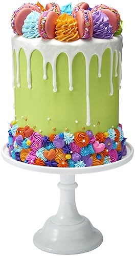 Miniatura 4 de DecoPac White Pearl Grand Nonpareils, gránulos elegantes en recipiente de mano, gránulos comestibles para pasteles de celebración, cupcakes,