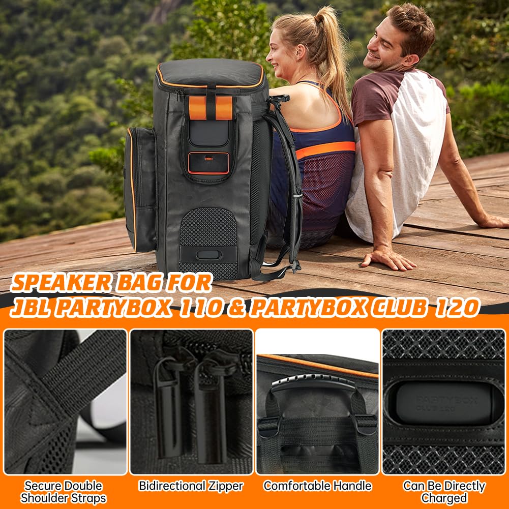 Rucksack Taschen für JBL PartyBox 130/110/PartyBox Club 120 Lautsprecher