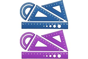 Triangular Ruler Set: Precision and Versatility for Drafting and Measuring Tasks