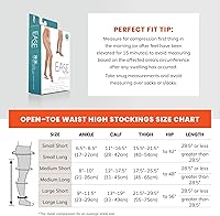 Vista 3 de Medias de compresión moderadas de 20 a 30 mmHg
