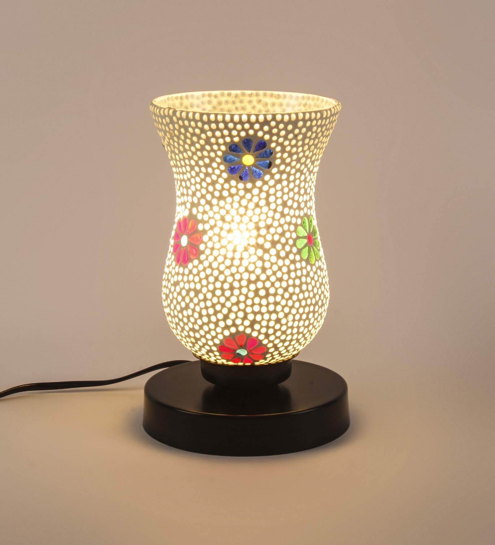 Devansh L207, Multicolor Mosaic Glas Table Lamp (Medium, Multicolor) - Image 4 thumbnail