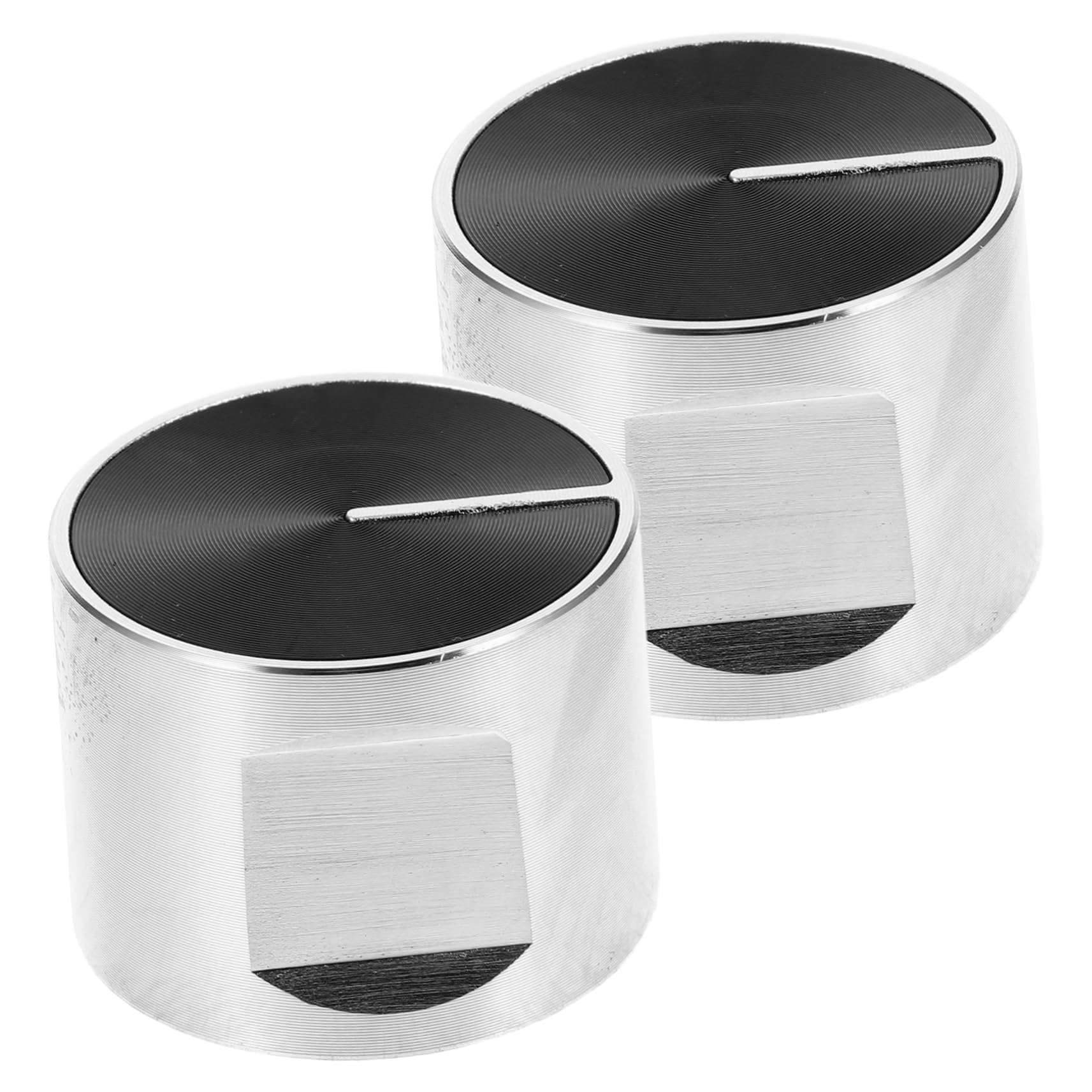 Housoutil Stainless Steel Cooker Knobs Replacement 2 Pack Gas Stove Control Knobs for Gas Oven