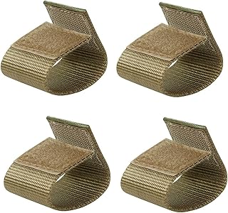 Duty Belt Keepers with Double Snaps for 1.5"/1.75"/2"/2.25" Wide Police Security Tactical Nylon Belt Accessories 4 PCS - TACNEX