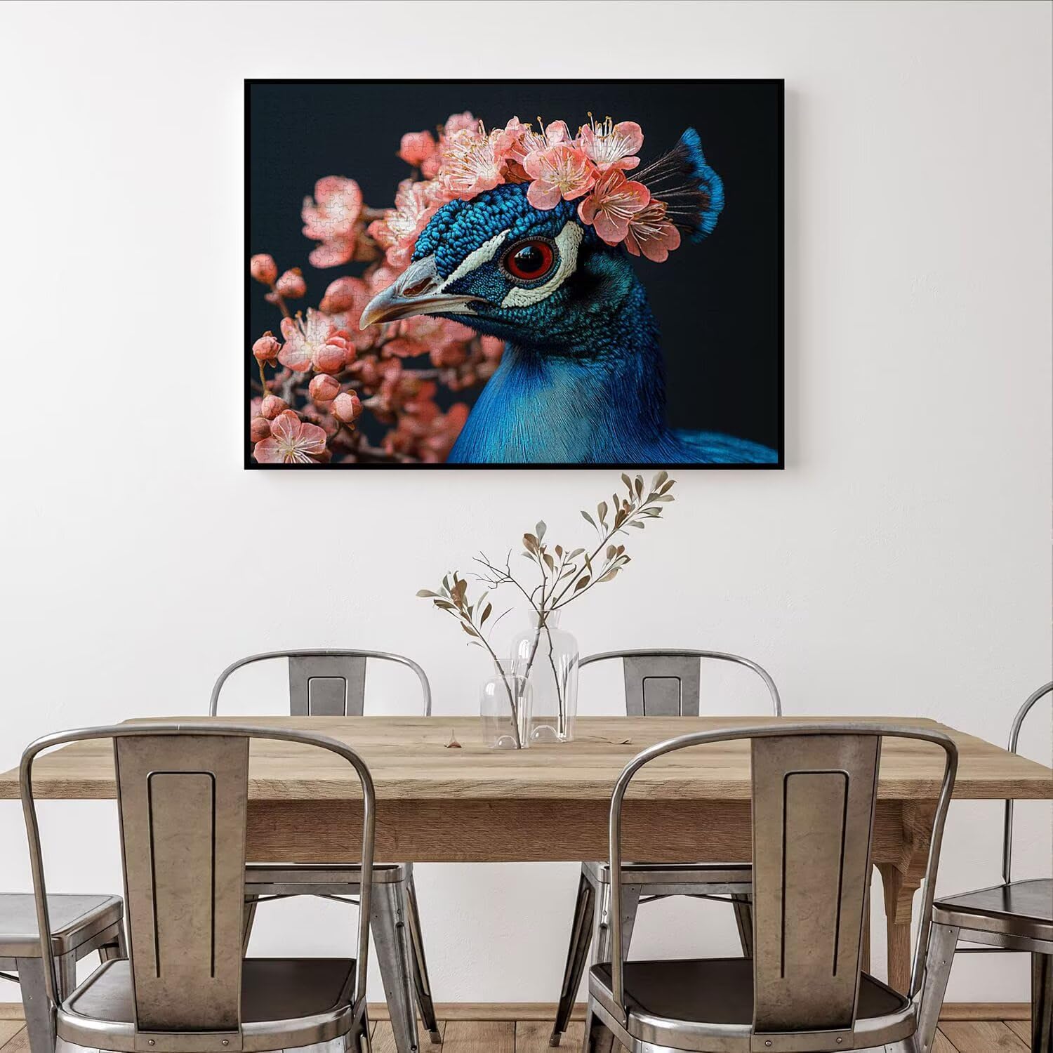 Puzzle 2000 Pezzi Fiori Puzzle Classici per Gioco Familiare, n-293 | Impossibile Puzzles, Intrattenimento Creativo, Rilassamento e Intelligence, Regalo per Amore e Amico, Decorazioni Casa, Paone