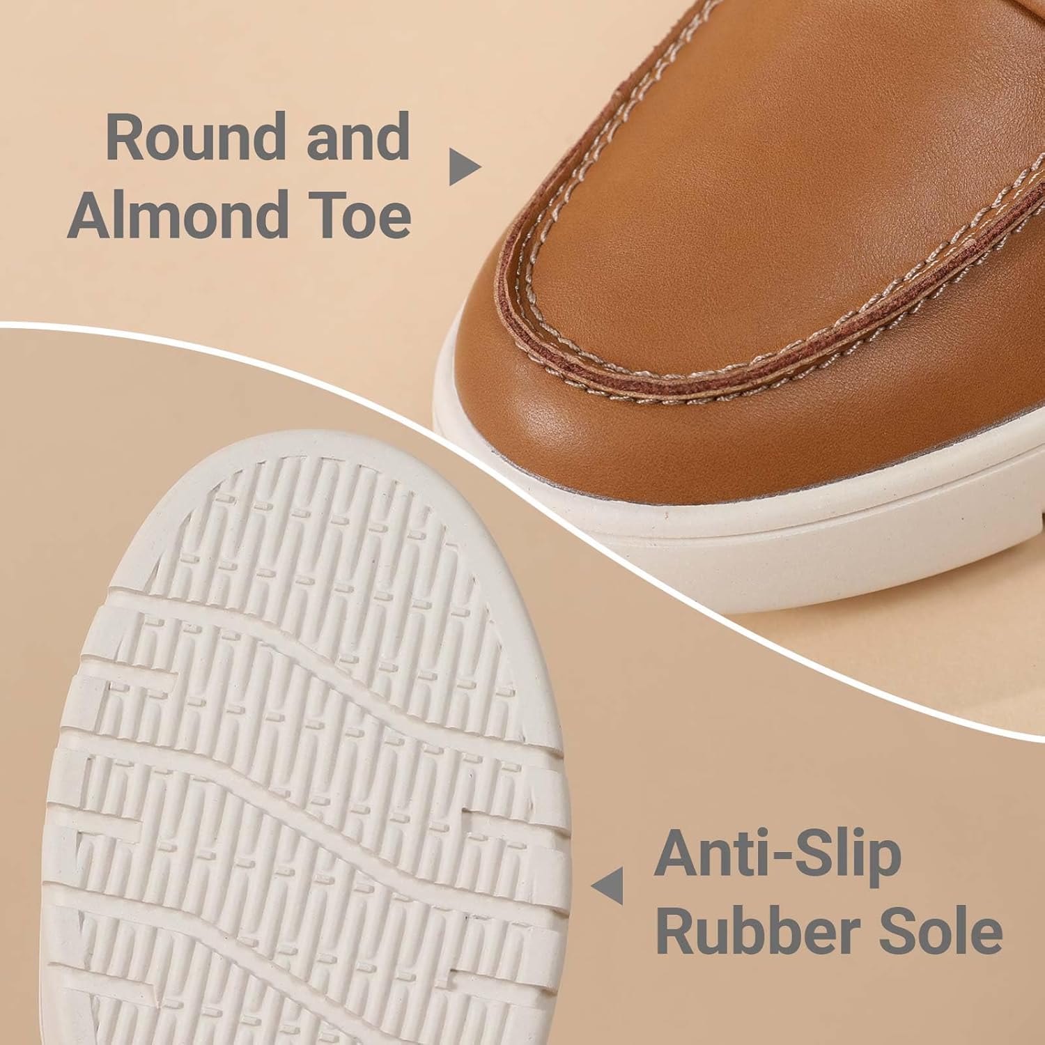 QAE Loafers for Women Penny Loafers Slip On Sneakers Womens Shoes Dressy Casual Comfortable Ladies Spring Shoes - Image 4