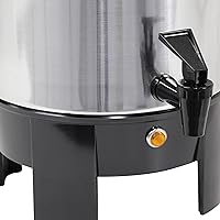 Vista 8 de West Bend Coffee Urn Highly-Polished Aluminum Features Automatic Temperature Control with Cup Per Minute Brewing and Easy Clean Up Includes