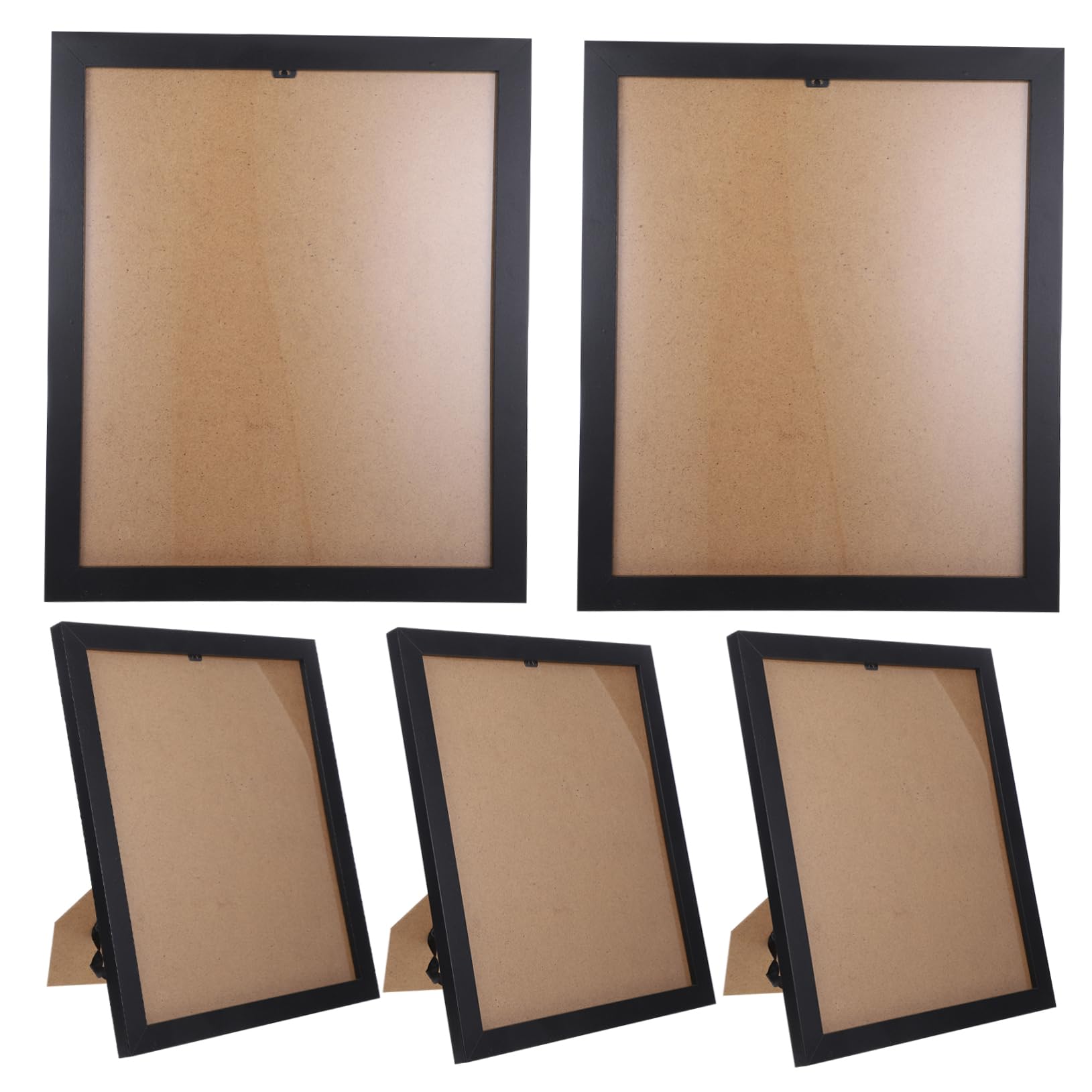 Cadre photo bois lot anti poussiere pour habiller un mur vide de salon