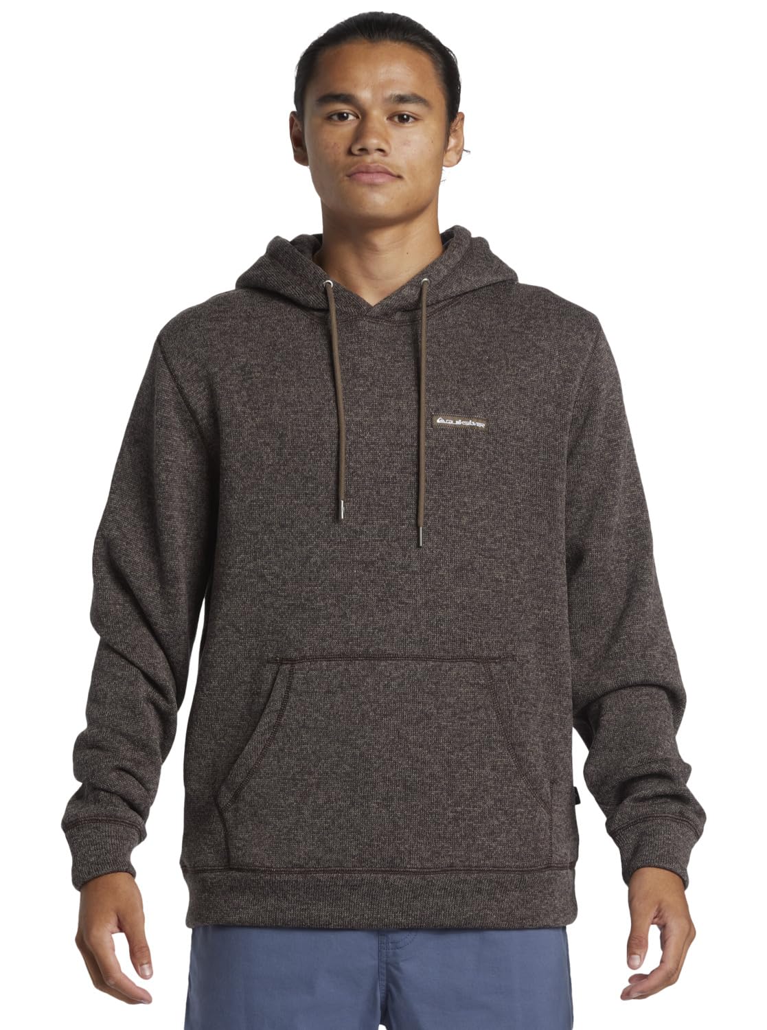 Quiksilver Fleece sweater KELLER HOODIE Men Brown S