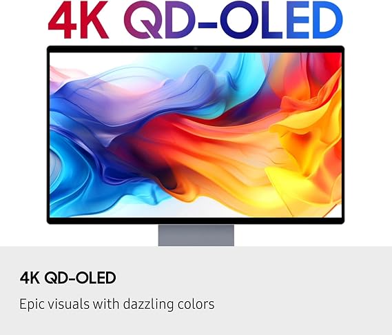 Samsung 32 OLED M9 (M90SF) Smart Monitor with 4K QD-OLED, 165Hz, 0.03ms, Gaming Hub, Samsung Vision AI, LS32FM902SNXZA, 2025