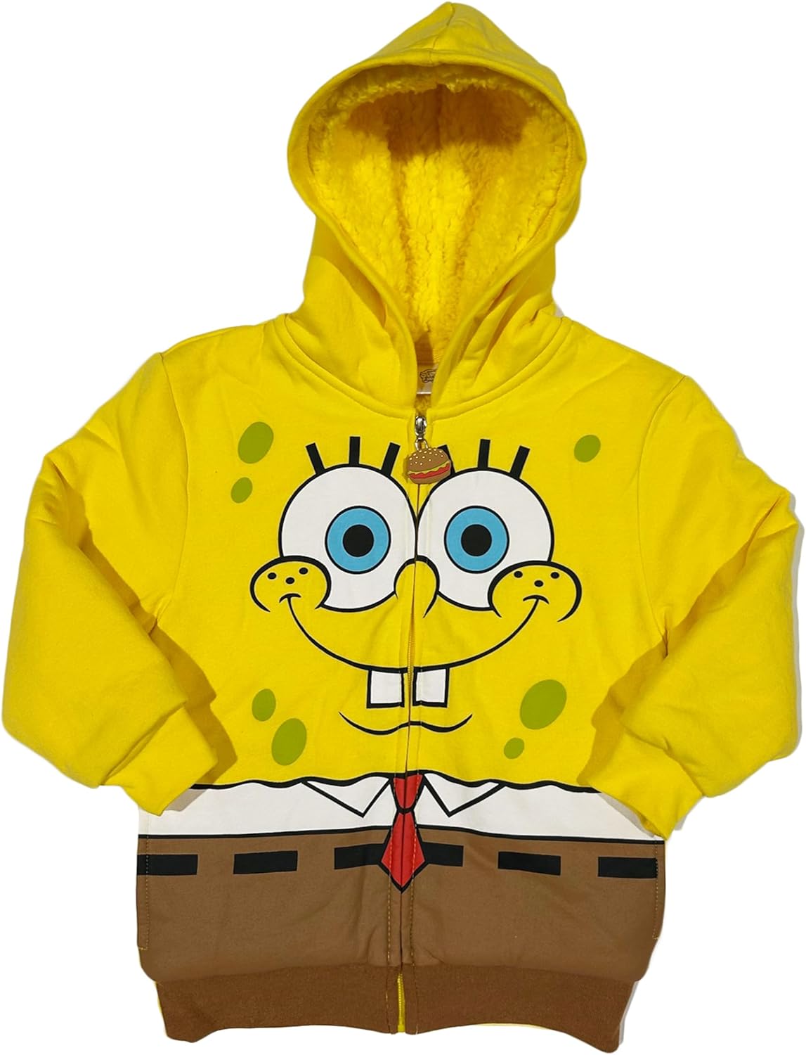 Nickelodeon Spongebob Squarepants Boys Sherpa Fleece Hoodie