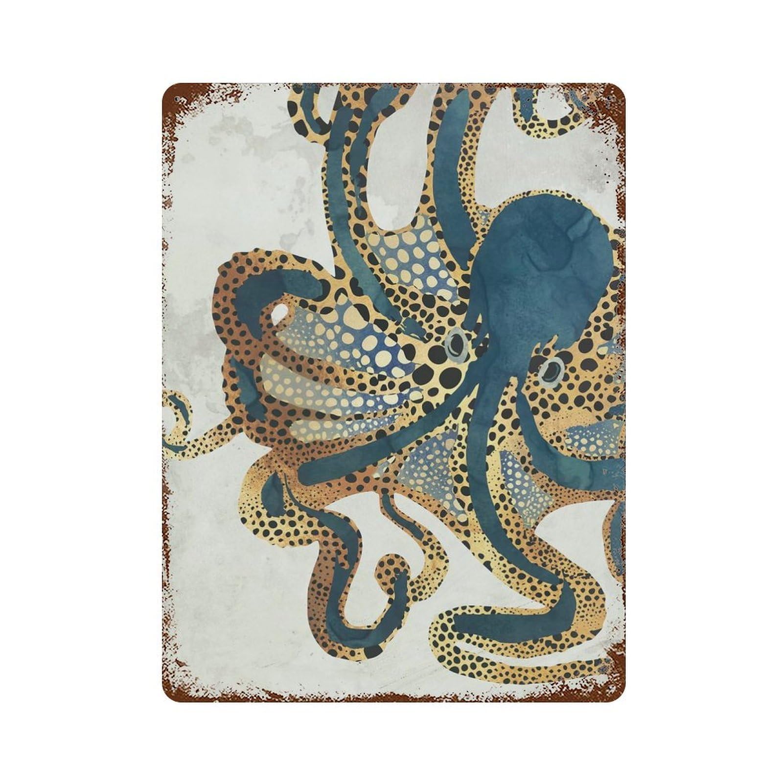 Underwater Dream VI Retro Metal Sign 15.7"x11.8", for Bistro, Counter And Cafe Decor, Rustic Home Decor