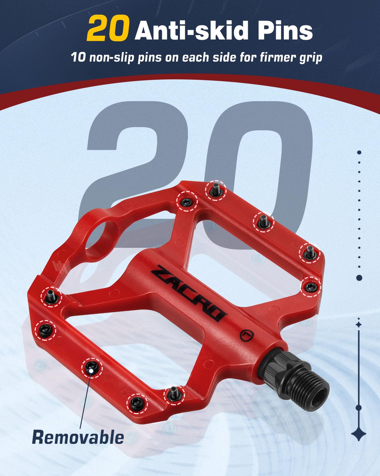 Zacro Bike Pedals Of 16 Inch Red Mountain Bike Desertcart Cyprus